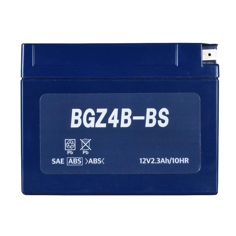 オートバイ用バッテリー/BGZ4B-BS/互換/YT4B-BS/GT4B-5/FT4B-5/ゲル