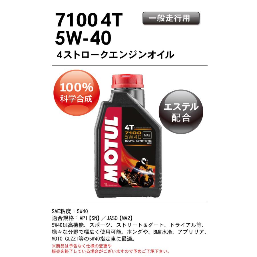まとめ買いがお得 国内正規品 エンジンオイル 4サイクル 100 化学合成 おすすめ Motul モチュール 7100 4t 5w 40 1l 4本セット ヘルメット バイク用品はとや 通販 Paypayモール