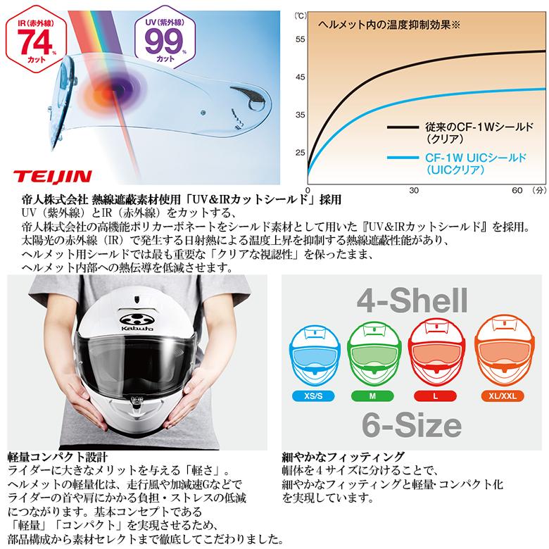 バイクヘルメット OGK KABUTO オージーケーカブト AEROBLADE-6 2099001