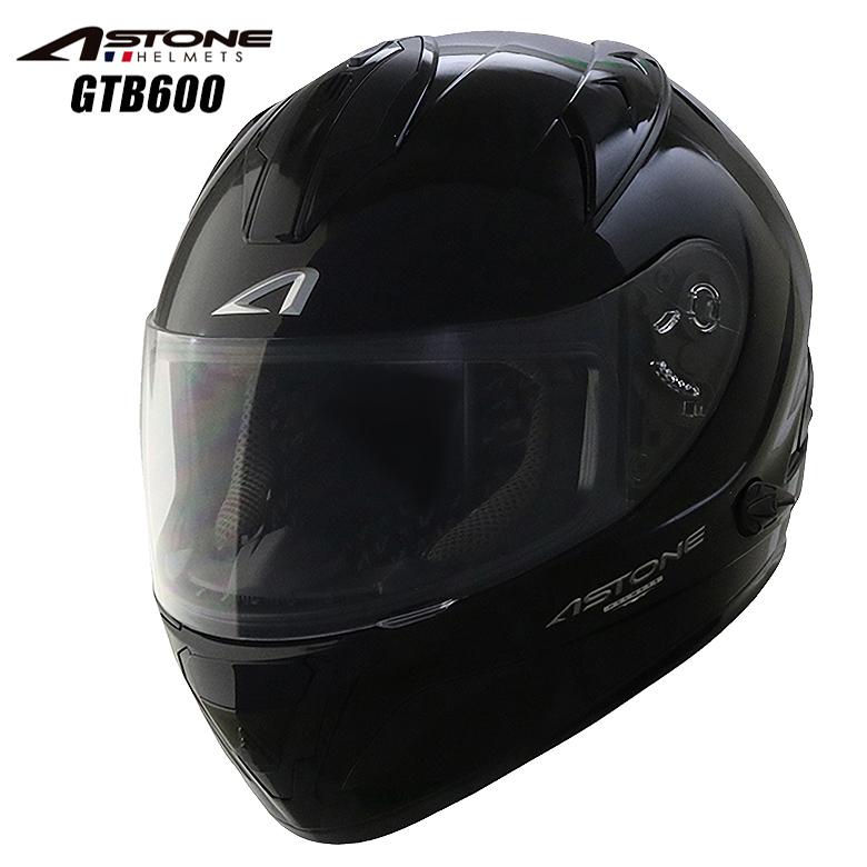 バイクヘルメット フルフェイス ソリッド インナーシールド装備 通気 換気 おすすめ 人気 Astone アストン Gtb600 ソリッドブラック ヘルメット バイク用品はとや 通販 Paypayモール