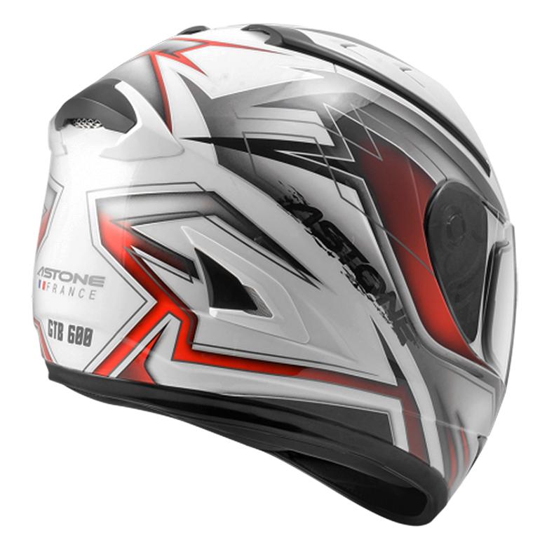 バイクヘルメット フルフェイス グラフィック インナーシールド装備 通気 換気 おすすめ 人気 Astone アストン Gtb600 ホワイト Ii66レッド ヘルメット バイク用品はとや 通販 Paypayモール