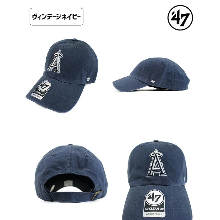 47 フォーティセブン エンゼルス ローキャップ ロゴ ANAHEIM ANGELS クリーンナップ CLEAN UP CAP 帽子 メジャーリーグ メンズ レディース ユニセックス｜hatshop-tezukayama｜21