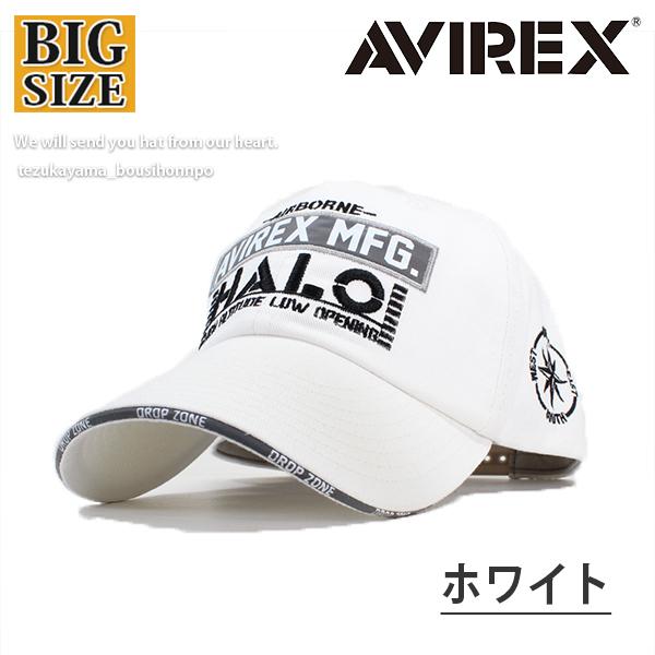 に*こ様 Avirex キャップ ホワイト/ブラック AVIREX（アヴィレックス） アビレックス キャップ メンズ レディース