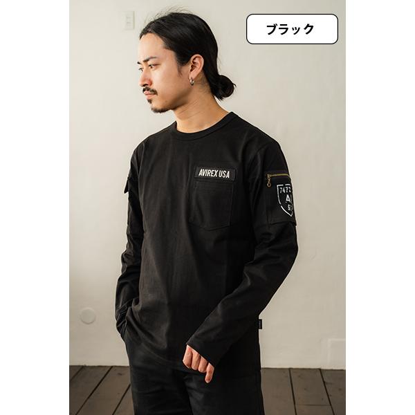 AVIREX 送料無料 アヴィレックス ファティーグロングTシャツ