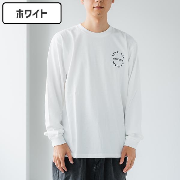 【送料無料】 AVIREX アヴィレックス VARSITY LOGO TEE 2.0 ロングTシャツ クルーネック カットソー ロンT 長袖 7833930013 ユニセックス 男女兼用｜hatshop-tezukayama｜07