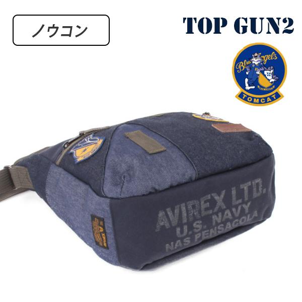 【6月上旬発送予定　予約受付中】AVIREX 2024限定モデル EAGLE SERIES TOP GUN2 ショルダーバッグ AVX1170K TOMCAT アヴィレックス アビレックス｜hatshop-tezukayama｜13