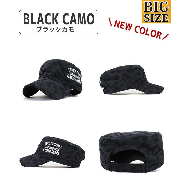 大きいサイズ ビッグサイズ XL ワークキャップ 帽子 メンズ VINTAG