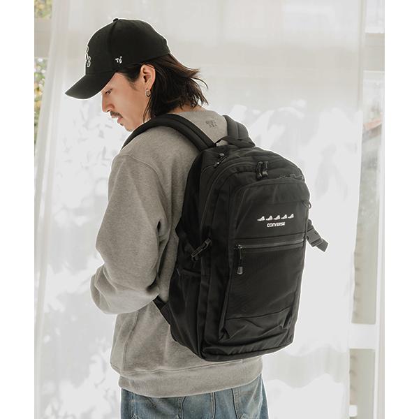 Converse（コンバース）ロゴパッチ付き バックパック／リュック CONVERSE デイバック リュック CONVERSE（コンバース）パッチ