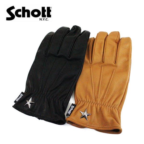 ショット ワンスター レザーグローブ　アヴィレックス アルファ アイアンハート AVIREX（アヴィレックス） Schott ショット 手袋 ONESTAR GLOVE ワン