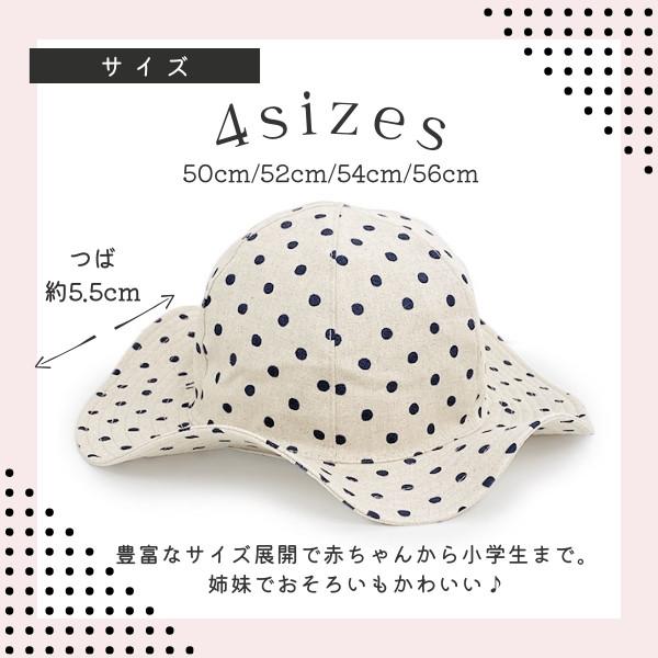 connect M *当店限定*connectM コットンリネン つば広ハット UVカット