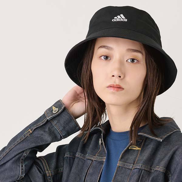 adidas コットン バケットハット L〜XLサイズ 58cm 60cm 折りたたみ オーガニック オールシーズン ユニセックス 帽子  117-111701