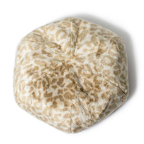 NAMIKI レオパード ベレー帽 日本製 ファーベレー アニマル 総柄