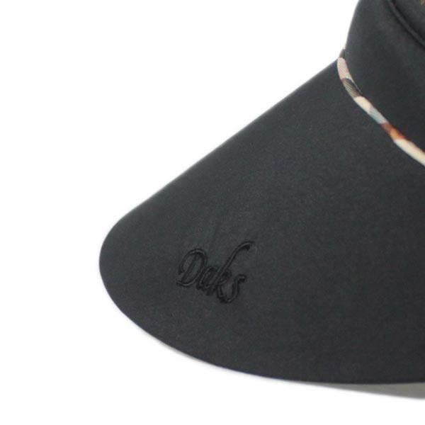 【新品・未使用タグ付き】Chapeaud'Oカチューシャ 巾着付き DAKS クリップサンバイザー 日本製 カチューシャ式 バイザー 撥