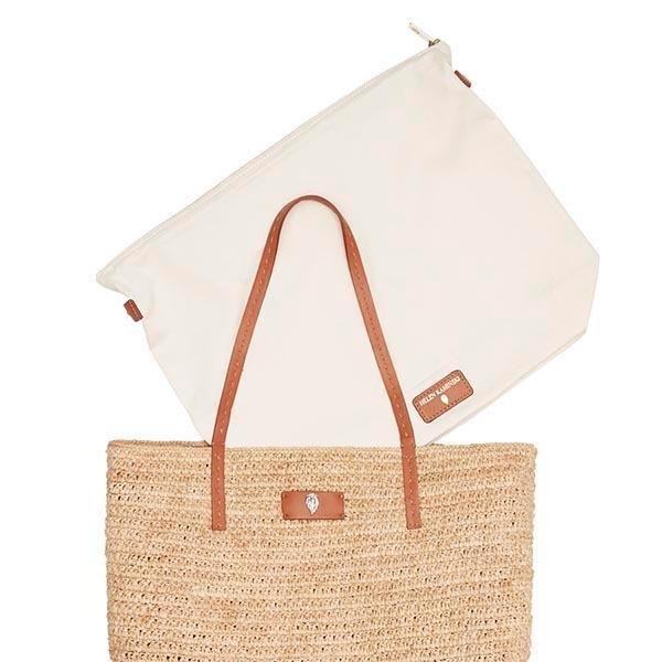 HELEN KAMINSKI DAVOLETTA S 正規品 スリランカ製 ラフィア レザー