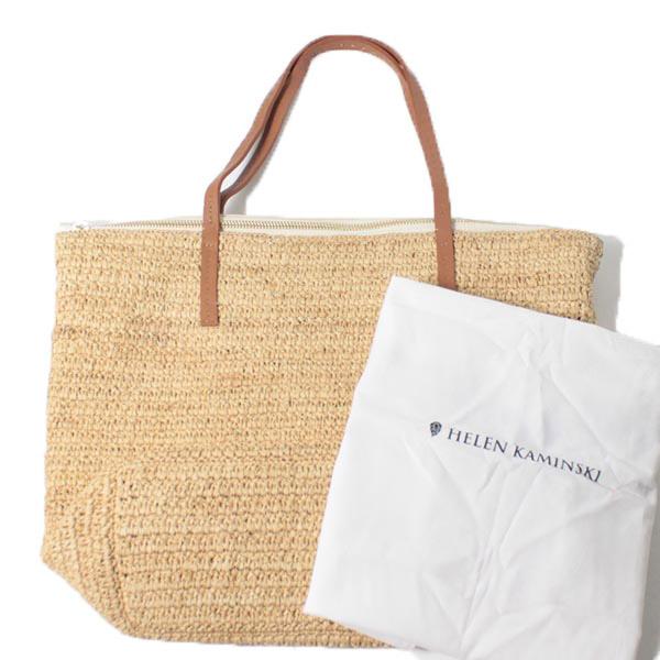 HELEN KAMINSKI DAVOLETTA S 正規品 スリランカ製 ラフィア レザー