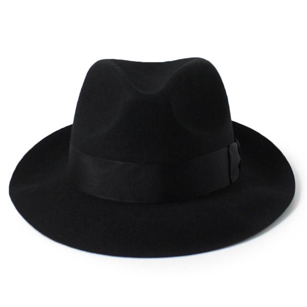 FUJI HAT つば広 ウールフェルト 中折れハット S〜LLサイズ 大きい