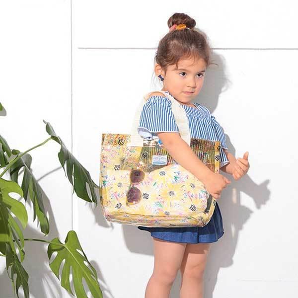 Ocean Ground プールバッグ Santa Monica 毎日激安特売で 営業中です ビーチバッグ キッズ 総柄 ジュニア