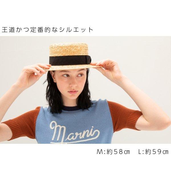 RACAL（ラカル） RACAL Wheat Braid Boater Hat M〜Lサイズ 日本製
