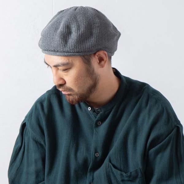 RACAL OrganicCotton&RecyclePolyester Blend Knit Tam Beret 日本製 ニットベレー タムベレー メッシュ ベレー帽 帽子 RL-23-1273｜hatshop｜13