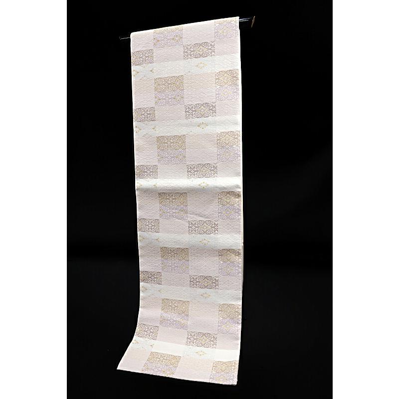 正絹西陣織大光謹製美しいキモノ掲載オリエンタル文様単衣袷兼用袋帯