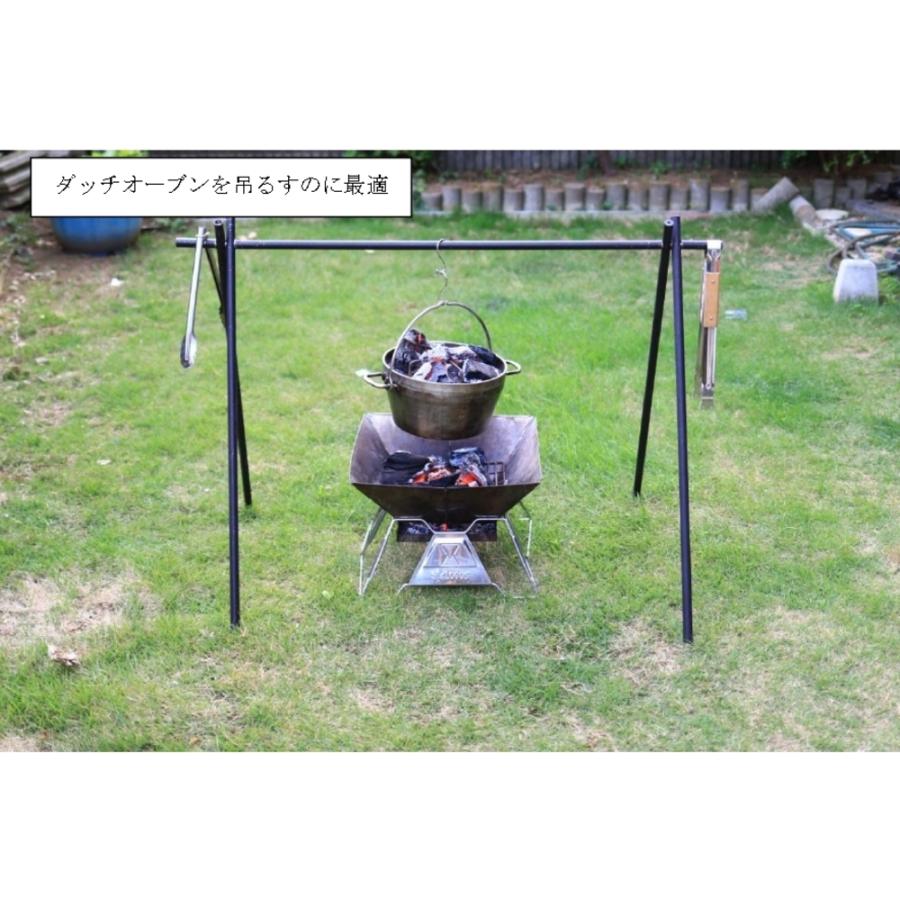 ダッチオーブンハンガー ダッチオーブンスタンド キャンプ Ko Dtchovh 発明学会ネットショップ 通販 Yahoo ショッピング
