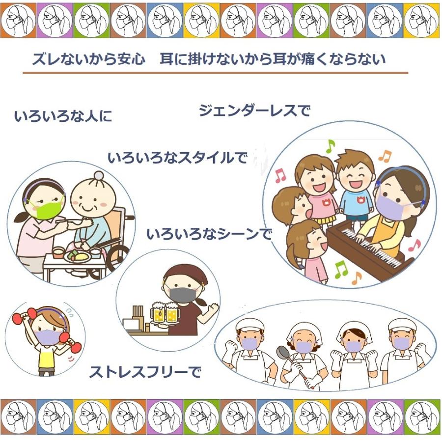 天使のマスクキャッチャー 送料￥250(2個まで) インフルエンザ 飛沫対策 マスクホルダー マスクストラップ |  | 07