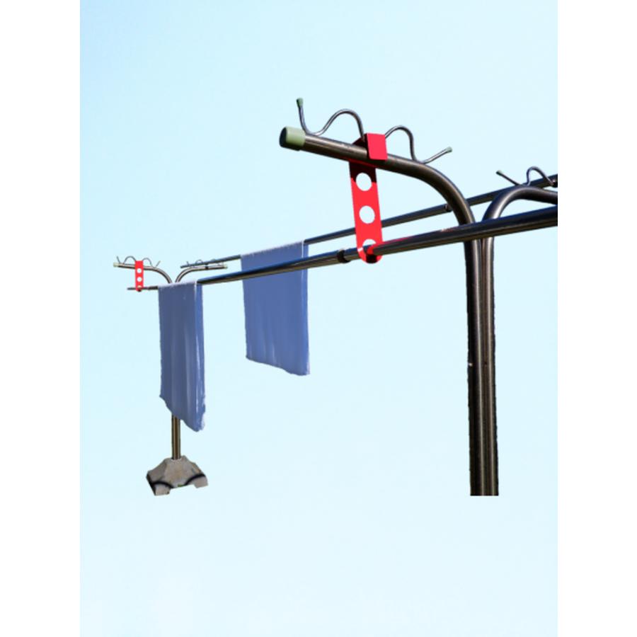 スティックリングス カラフル（2個入り）物干し竿やハンガー等の高さ