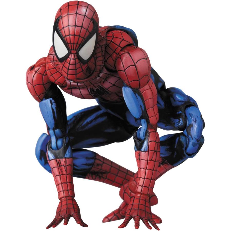 マフェックス　スパイダーマン　コミックペイント COMIC PAINT」版のスパイダーマンがアクションフィギュア「MAFEX」にて