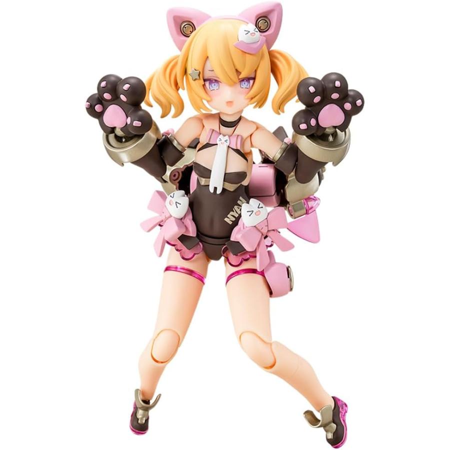 コトブキヤ メガミデバイス PUNI☆MOFU 黒マオ 全高約135mm 1/1