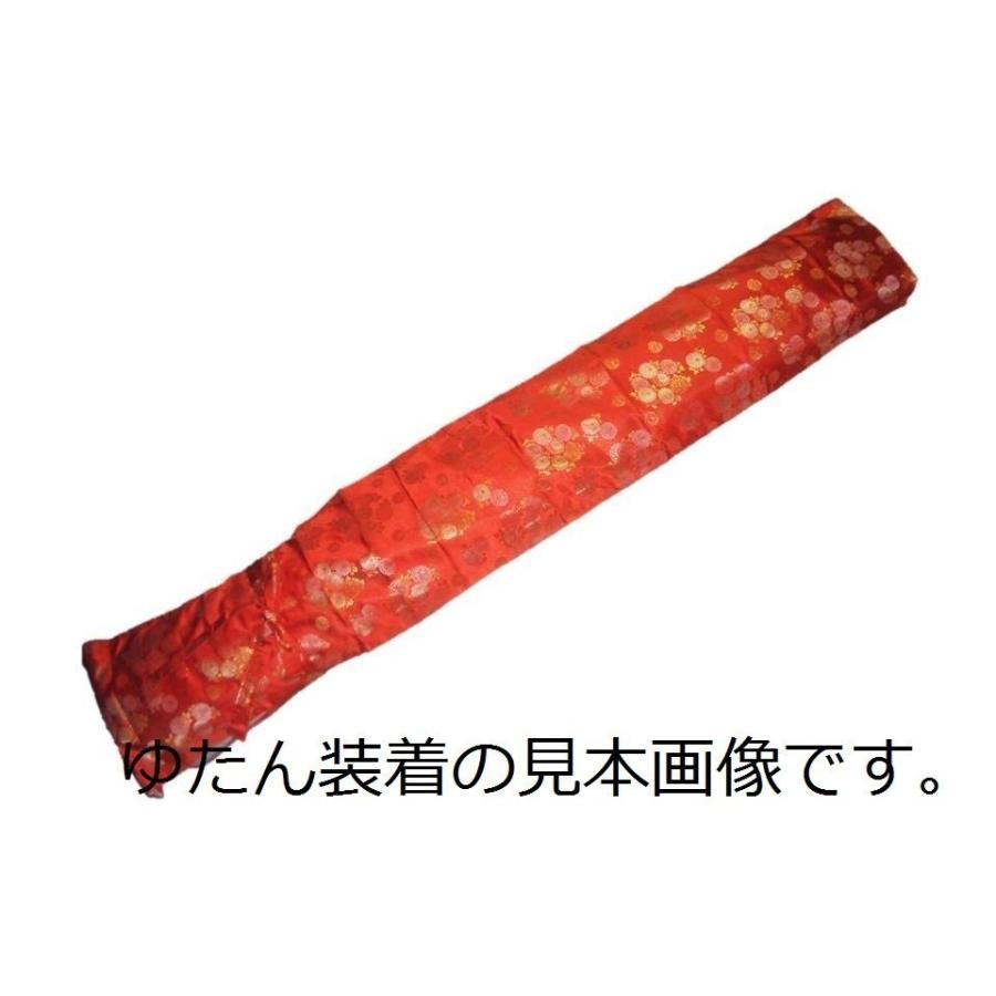 ◇錦ゆたん [赤色 花柄] [竹] 十三絃用 油単 琴用 箏用 琴カバー