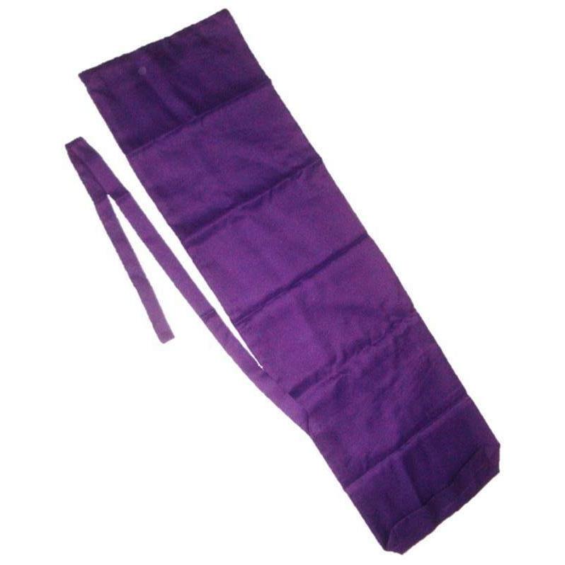 オリジナル三味線用長袋（紫色） 布製 カバー 全体覆う 単色 和楽器