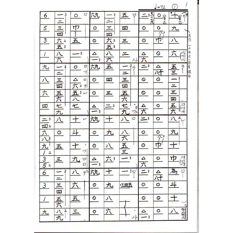 No.16 花さき山（箏2・17・尺・語り） [宮田耕八朗作曲]（大日本家庭