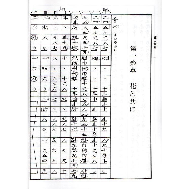 花の舞曲 （箏3・17・尺） 島津成悠作曲（大日本家庭音楽会発行）A766