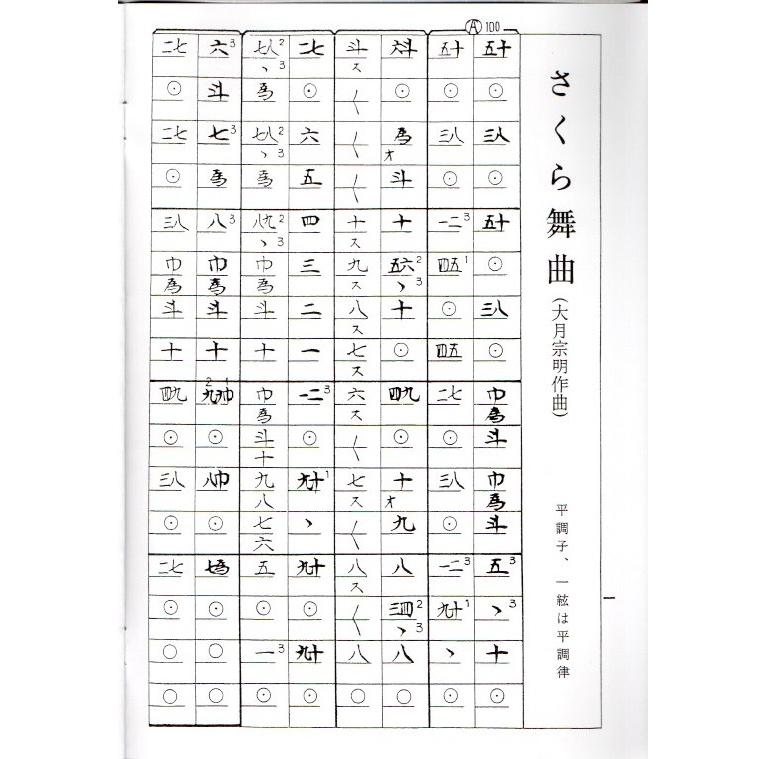 さくら舞曲 (初級) （箏3部・17絃・尺・フルート・鼓）(尺八