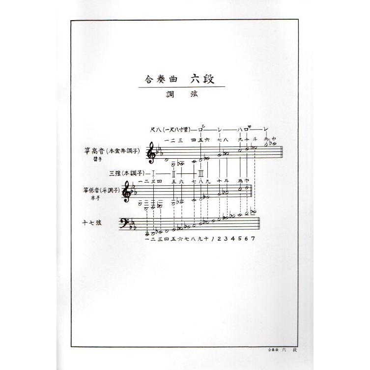 合奏曲 六段 （正派公刊楽譜） [藤井凡大作曲]（前川出版社発行） 譜本