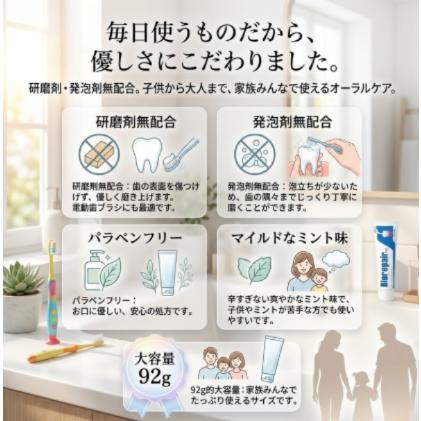 Biorepair PRO バイオリペアPRO デンタルペースト 92g 歯磨き粉 フッ素