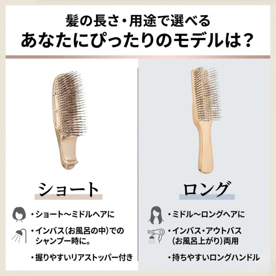 エス・ハート・エス スカルプブラシワールドモデル ピンクゴールド