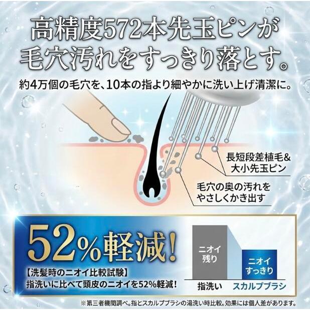 エス・ハート・エス スカルプブラシ プリュス シルバー ショートタイプ