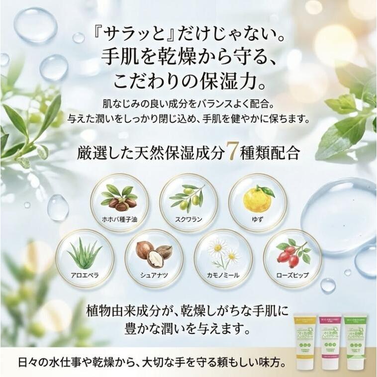 プロ・業務用ハンドクリーム 60g 無香料 ゆず のばら ハンドケア