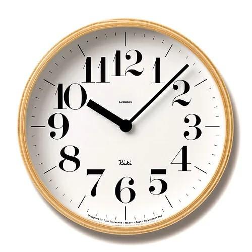 Lemnos（レムノス） Riki Clock S WR-0401S【ポイント15倍】時計 高級 インテリア  プレゼント 定番｜hattenba-store