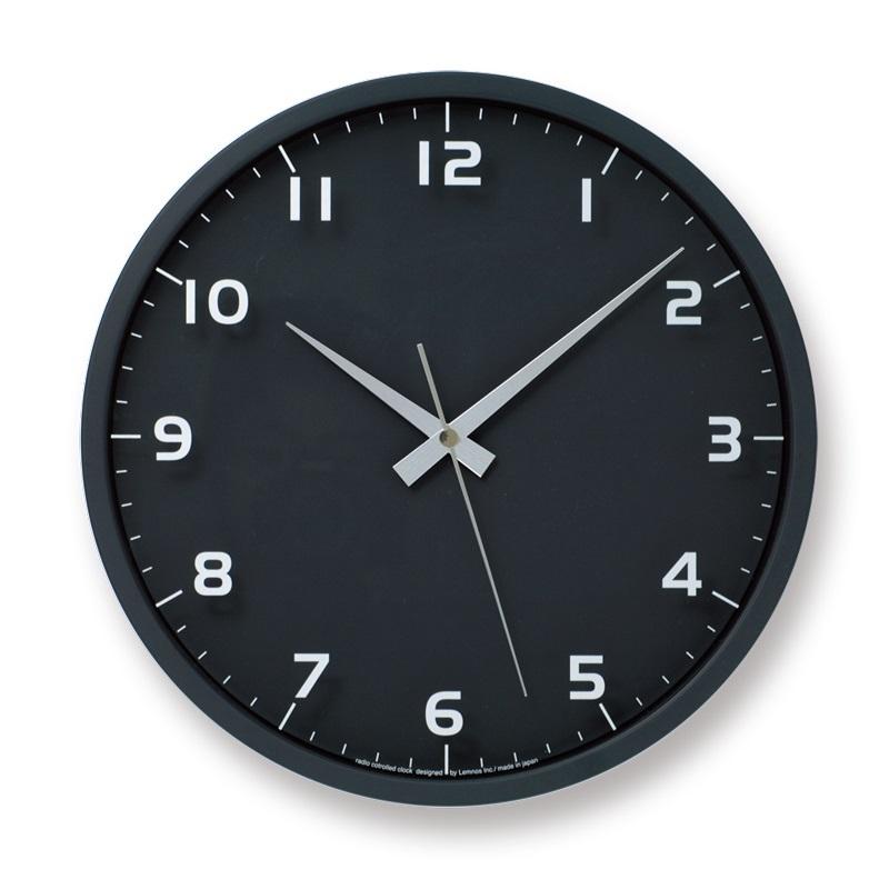 Lemnos レムノス nine clock 電波時計 LC08-14W ホワイト ブラック PC08-09 タカタレムノス おしゃれ 時計 壁掛け プレゼント ナインクロック｜hattenba-store｜02