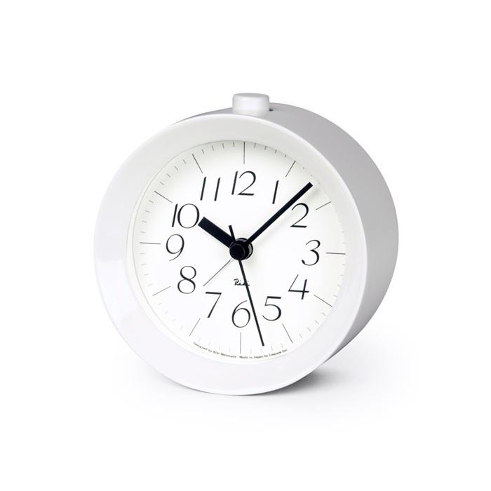Lemnos レムノス RIKI ALARM CLOCK アラーム時計 WR09-14 ホワイト グレー タカタレムノス おしゃれ 時計 壁掛け プレゼント リキクロック｜hattenba-store｜02
