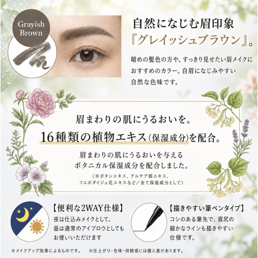 マイノロジ セブンデイズアート アイブロウ 0.7g グレイッシュブラウン