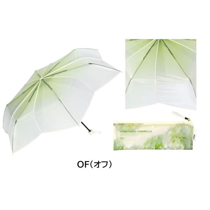 Wpc. 紫陽花アンブレラ ミニ 折りたたみ傘 ビニール傘 雨傘 花柄