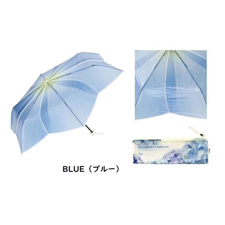Wpc. 紫陽花アンブレラ ミニ 折りたたみ傘 ビニール傘 雨傘 花柄