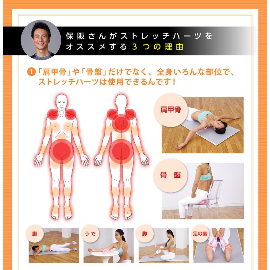 送料無料 ポイント10倍 ストレッチハーツ 保阪尚希 ほぐし ダイエット はがし 肩甲骨 骨盤 芸能人通販王決定戦 剥がし 同梱不可 Stretch 01a Arc Reve 通販 Yahoo ショッピング