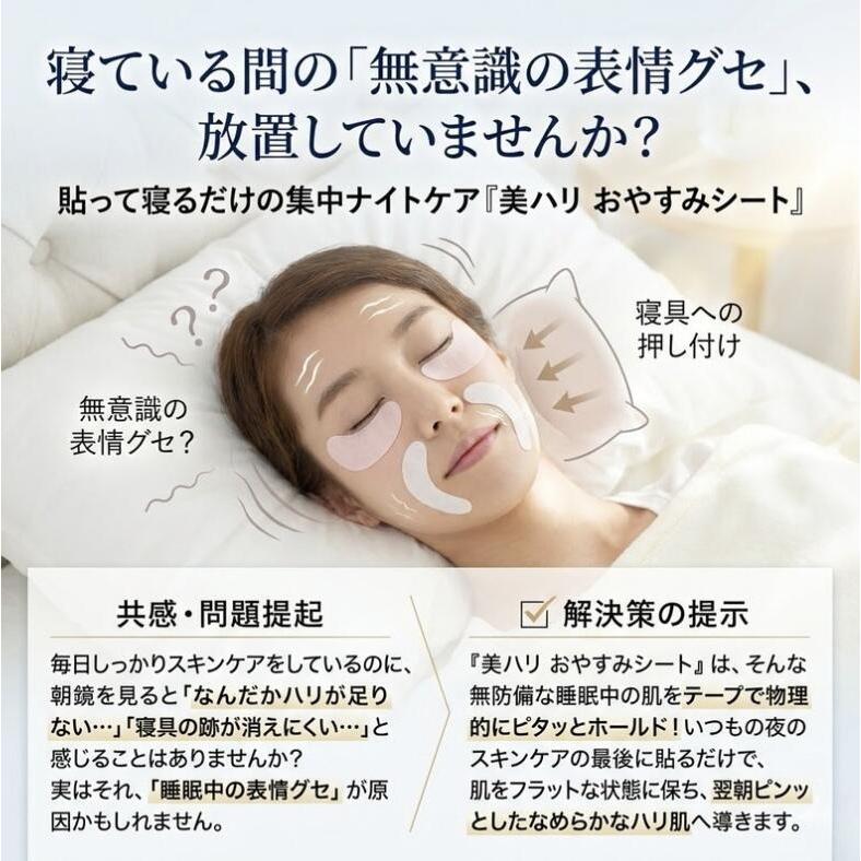 美ハリ おやすみ目元シート 18枚入 サイプラス 目元シート 保湿パック