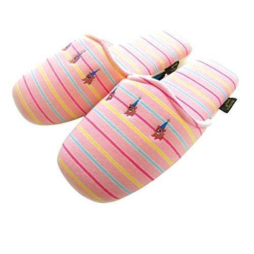 競売 アスペルシオ アッタカ キャラクター ルームシューズ 室内 スリッパ あたたかい 小さいサイズ ボーダー 携帯 滑り止め付き 健康 もこもこ