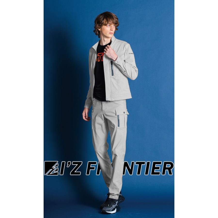 アイズフロンティア カーゴパンツ ストレッチ 耐久性 耐摩耗 3012 オールシーズン ズボン パンツ メンズ 作業服 作業着 かっこいい I