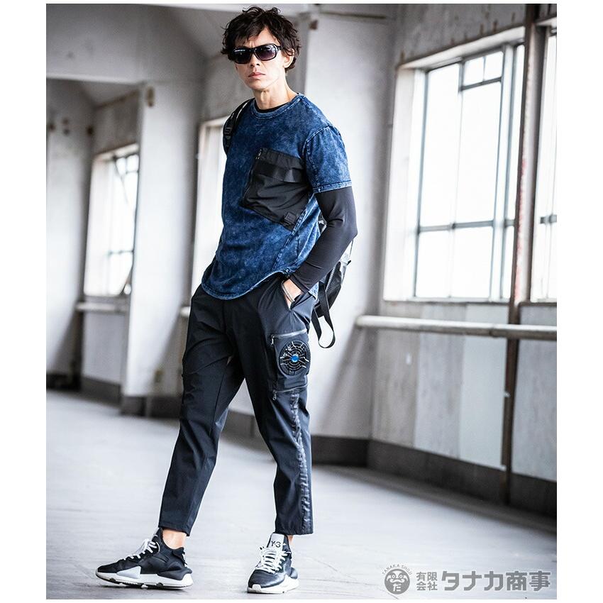 クロダルマ　エアーセンサー　コードレスファンセット　空調パンツ DG116 3L クロダルマ エアーセンサー 空調作業服 ファン対応 空調パンツ